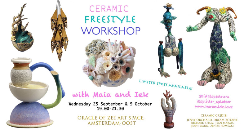 Ceramic Freestyle Workshop Autumn at Keramiek Love - Creatividad, Naturaleza, Niño interior