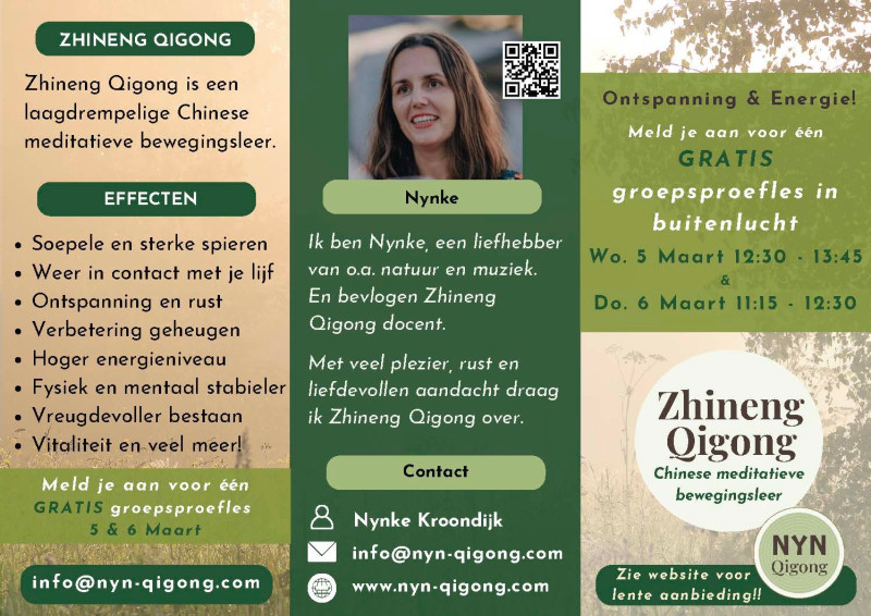 Natuur Zhineng Qigong proefles Leusden