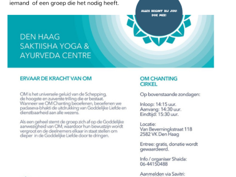 Om Chanting voor wereld vrede en heling - Meditation