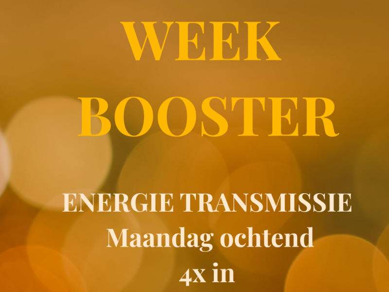 WEEK BOOSTER