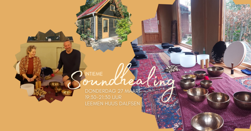 Intieme soundhealing in Het Leemen Huus in Dalfsen