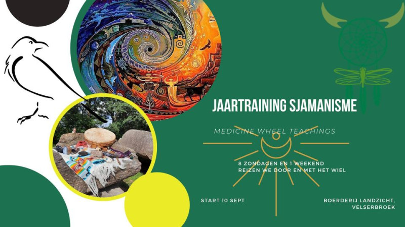 Medicine Wheel Teachings, Jaartraining Sjamanisme - Innerlijke Reis, Jaartraject, Spirituele ontwikkeling