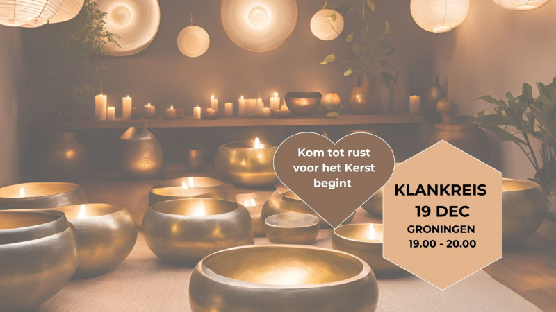 Klankreis - kalmte, ontspanning, stressverlichting - Sound Healing, Yoga, Mindfulness