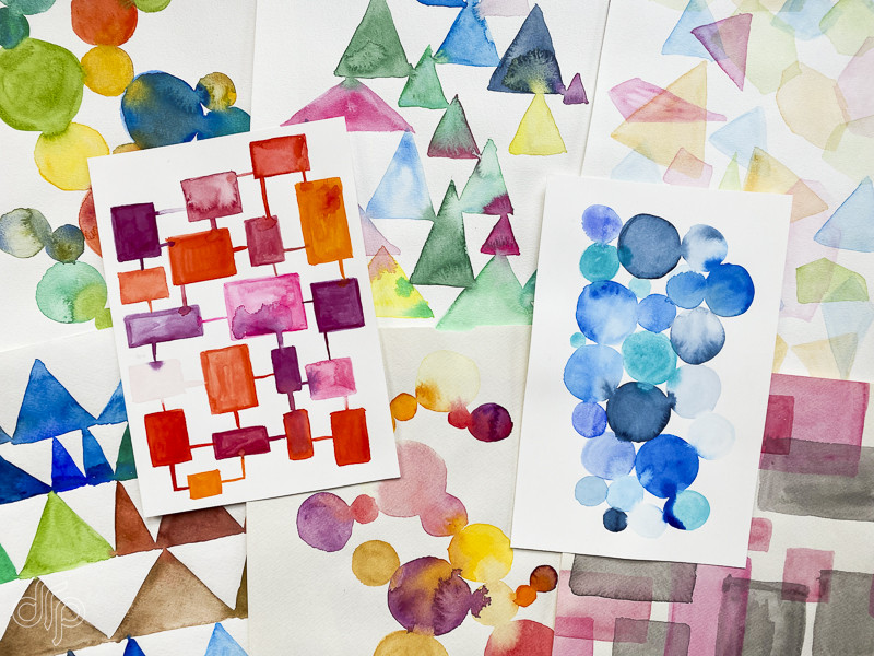 Creatieve workshop: Eenvoudige patronen in aquarel
