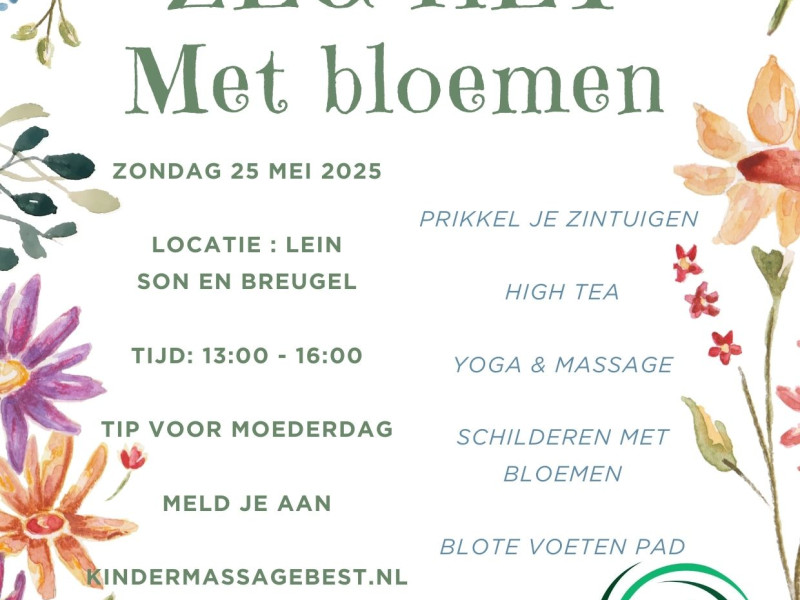 Ouder-kind verwendag Zeg het met bloemen