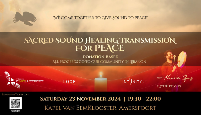A Sacred Sound Healing Transmission for Peace - benefits for Lebanon - Muziekavond, Live muziek, Klankreis