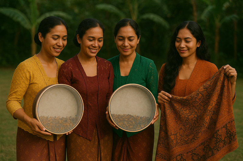 Workshop Oceandrum bouwen, voor vrouwen met Moluks/Indonesische roots - Creativity, Water Ceremony, Community Building