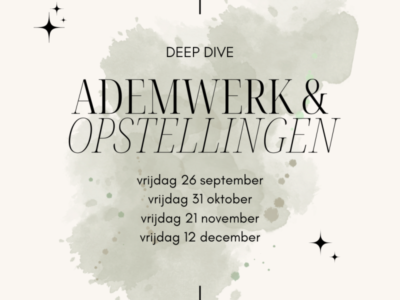 Ademwerk & opstellingen Valkenswaard (4-luik) - Familieopstellingen, Ademwerk, Lichaamswerk