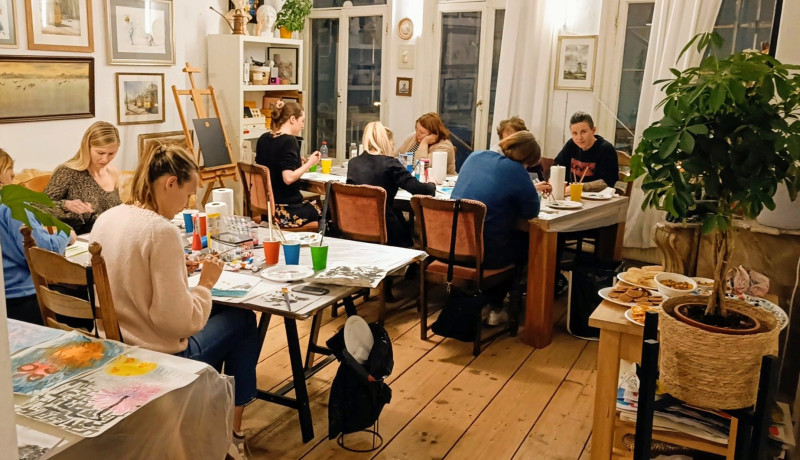 🌿 AWAKEN YOUR INTUITION 🌿Guided Intuitive Painting Workshop with CBD - Creativiteit, Overige Workshops