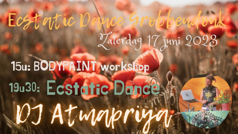 Ecstatic dance DJ Atmapriya + BODY PAINT workshop - Ecstatic Dance, Intuitive Dance, Creativity