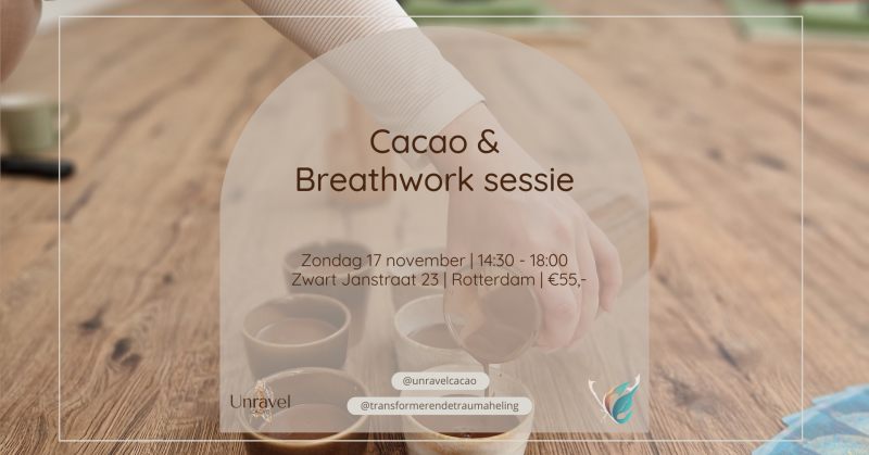Cacao & Breathwork sessie - Cacao ceremonie, Ademwerk, Innerlijke Reis