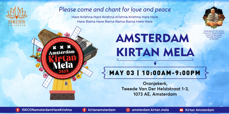 Amsterdam Kirtan Mela 2025 - Festivals, Kirtan