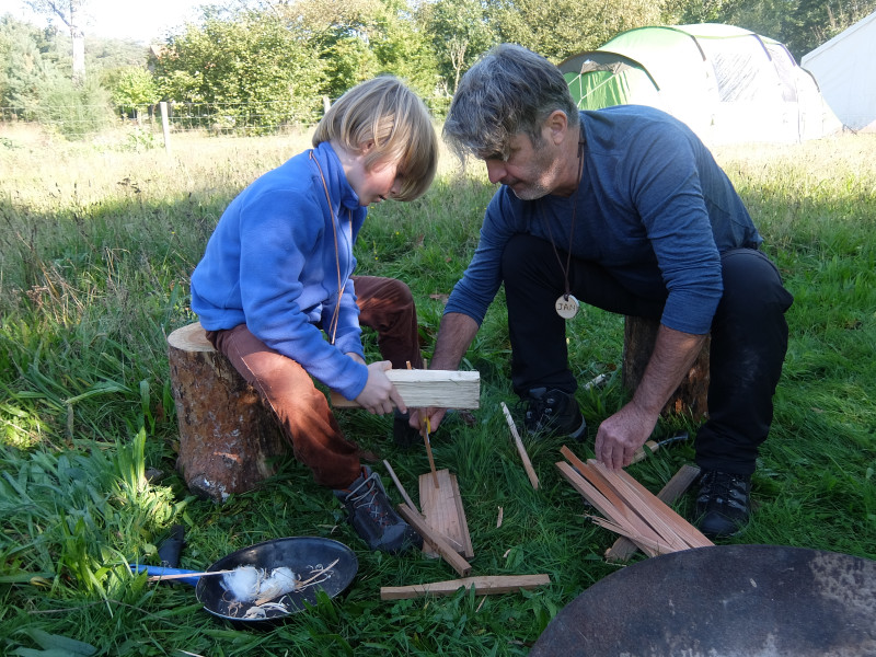 Vader zoon kampeerweekend (jongens 7-11 jaar)