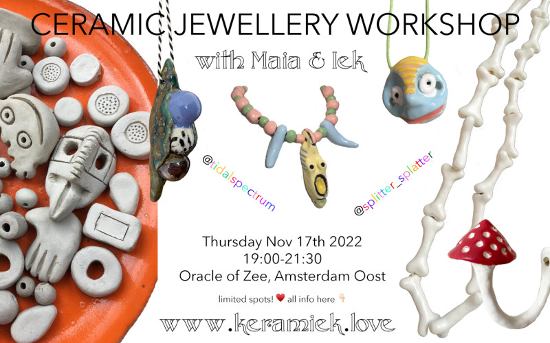 Ceramic Jewellery Workshop ~earth•water•fire•air•ether~ - Créativité