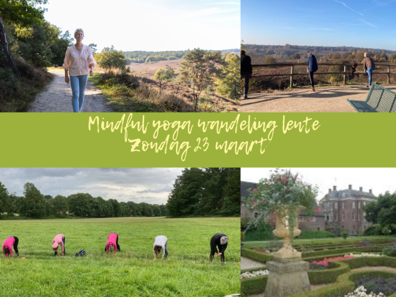 Mindful Yoga wandeling De lente ontluikt