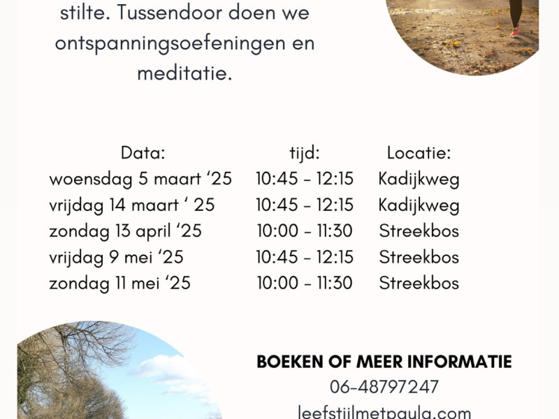 Ontspanningswandeling