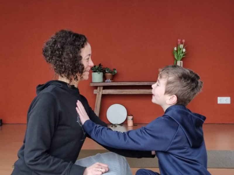 Ouder-kind Retraitedag Bloem & Flow  - Massage, 1-Dags retraite, Kinderworkshop