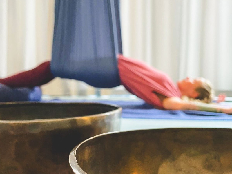 Hangmat yoga & Klankbad