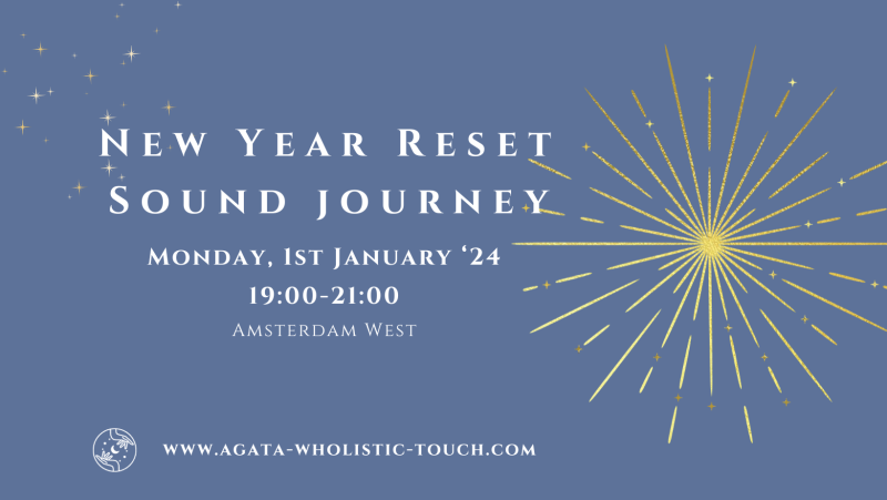 New Year Reset Sound Bath Journey, 1st of January Amsterdam West - Hipsy
