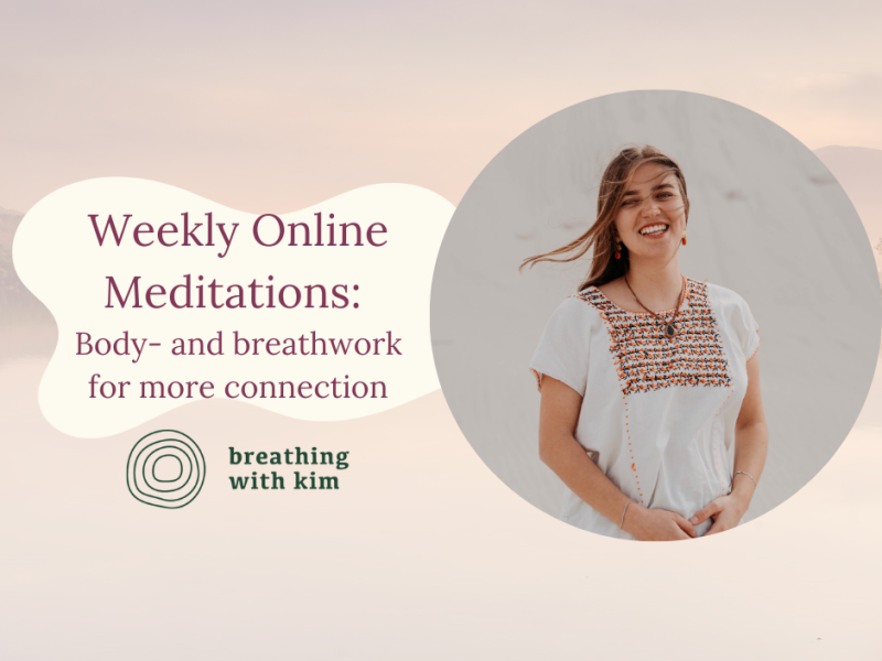 Online meditatie en lichaamsgerichte oefeningen