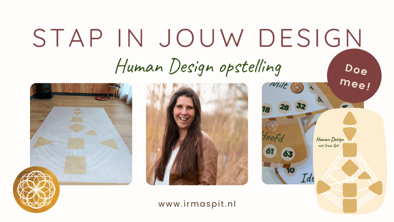 Stap in jouw Design - Human Design opstelling