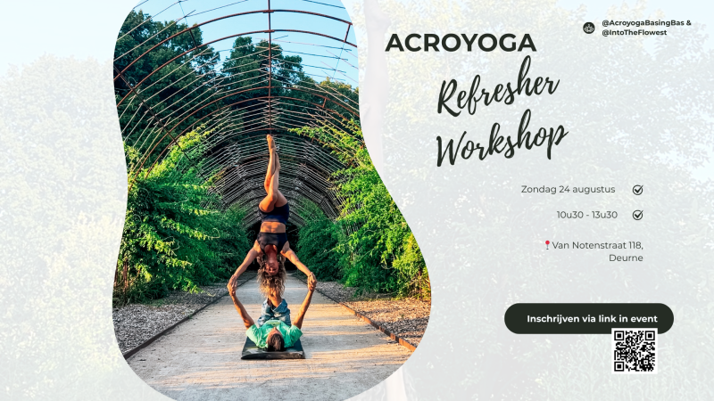 Acroyoga Refresher Workshop - Yoga, Acro Yoga