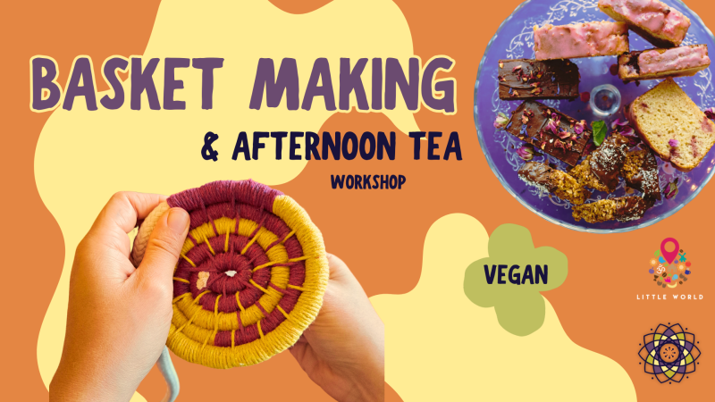 Basket making & Vegan Afternoon Tea - Samen eten, Creativiteit, Overige Workshops