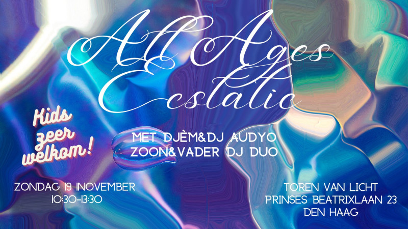 All Ages Ecstatic met DJèm&DJ Audyo zoon&vader duo