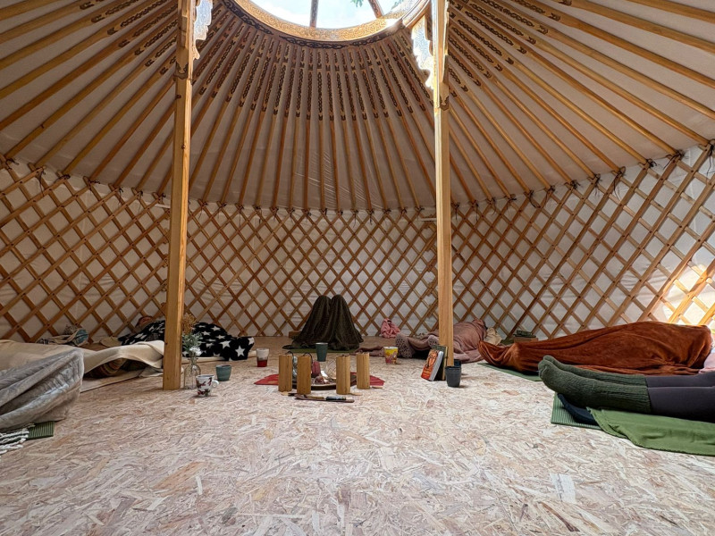 Cacao & Yin 'in de Yurt'