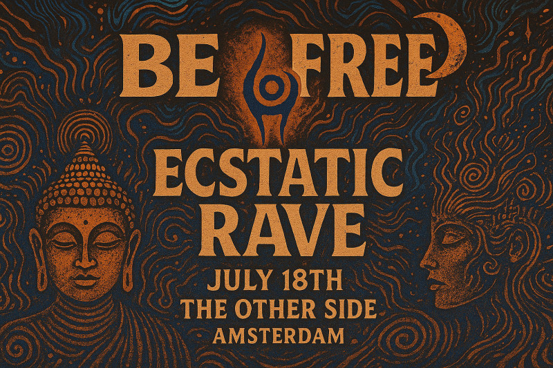 💙 BE FREE Ecstatic Rave - DJ LIZA + cacao - Hipsy