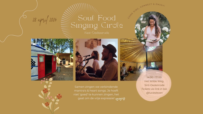 Soul Food Singing Circle #2 🧡 @ Sint-Oedenrode - Chant de mantras, Nutrition, Cercle de chant