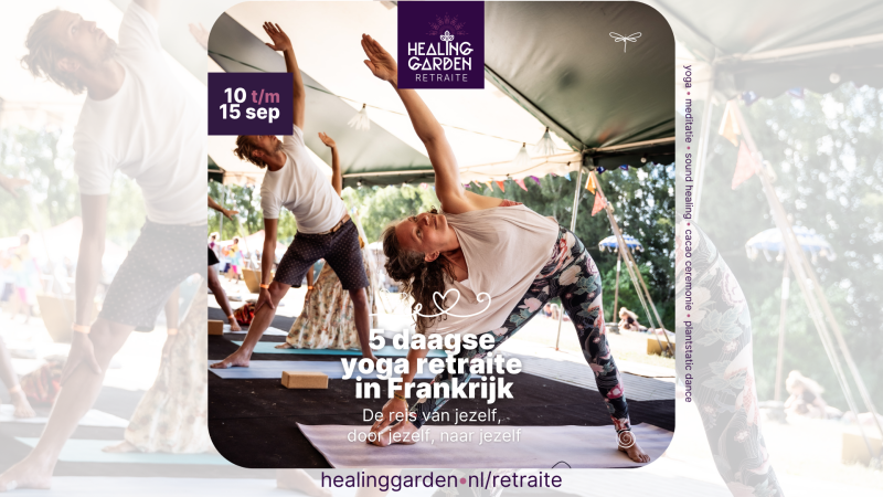 Healing Garden Yoga Retraite in Frankrijk
