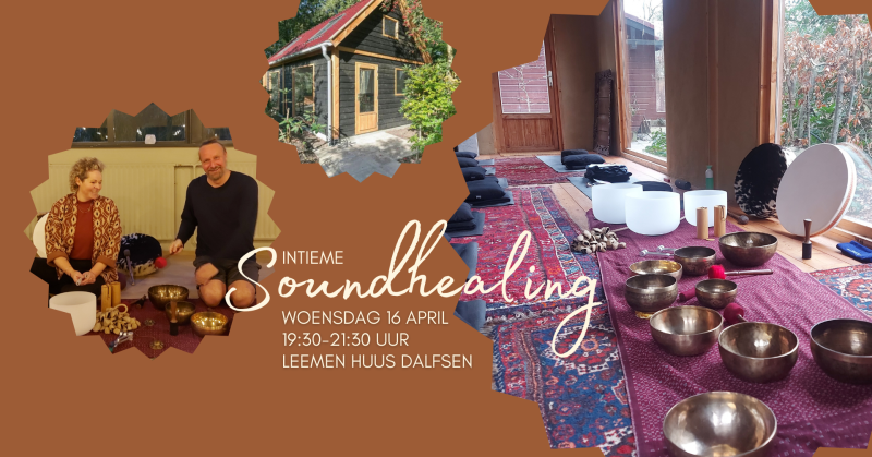 Intieme soundhealing in Het Leemen Huus in Dalfsen