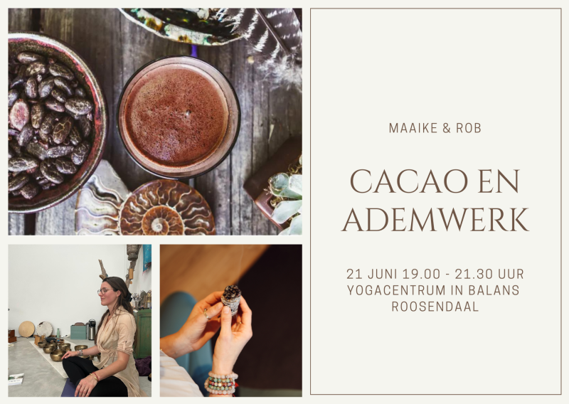 Cacao en ademwerk - Ceremonia de cacao, Círculo de respiración, Luna llena