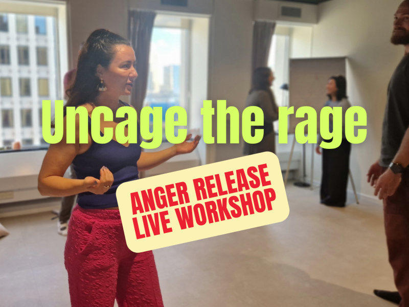 Uncage the rage: anger release workshop for women - Zelfexpressie, Vrouwen workshops, Trauma Release