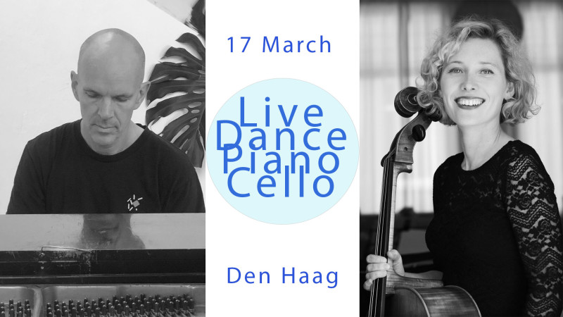 Live Dance Piano Cello Den Haag - Free Dance, Conscious Dance, Dance Improvisation