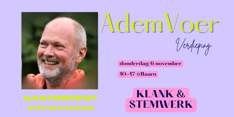 ADEMVOER- KLANK & STEMWERK-VERDIEPINGSDAG VOOR ADEMCOACHES - Breathwork, Voice Liberation