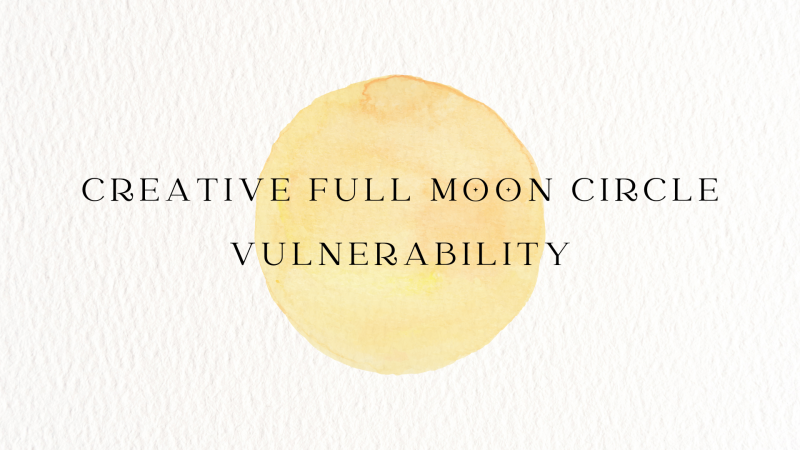 Creative Full Moon Circle | Volle Maan Cirkel - Meditatie, Creativiteit, Overige Workshops