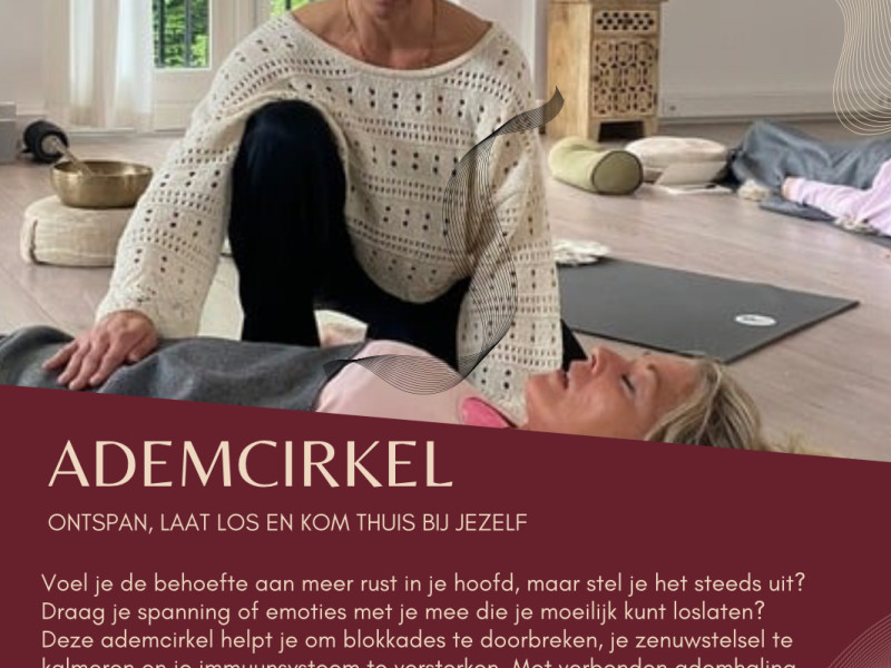 Ademcirkel: De power van bewust ademen.  - Ademcirkel, Ademwerk, Zelfliefde