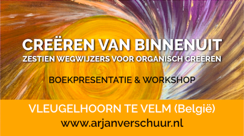 Creëren van binnenuit - boekpresentatie met workshop