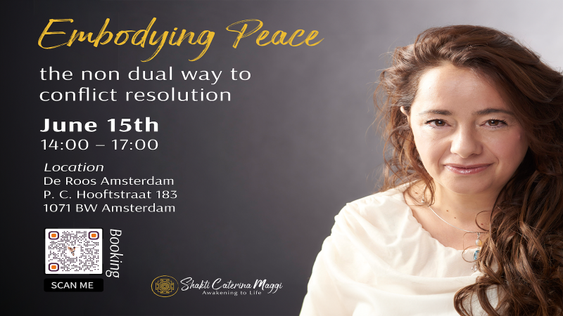 Embodying Peace ~ Shakti Caterina Maggi in Amsterdam ~