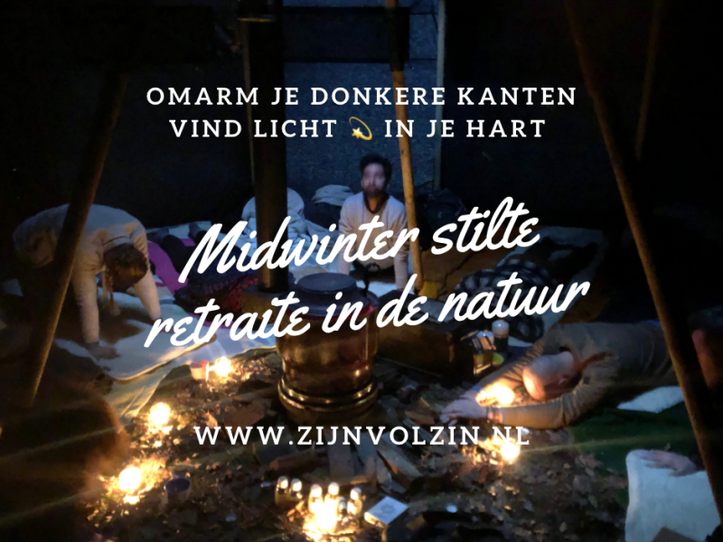 Midwinter stilte retraite in de natuur