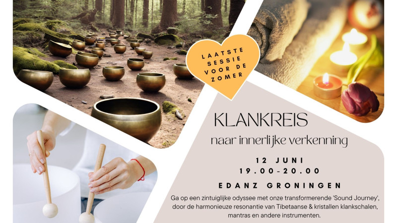 Klankreis naar innerlijke verkenning - Laaste sessie voor de zomer!! - Klankreis, Ligconcert, Klankbad