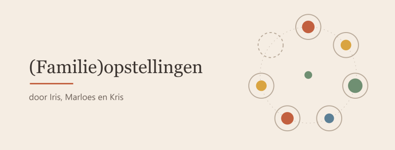 (Familie)opstellingen door Iris, Marloes en Kris