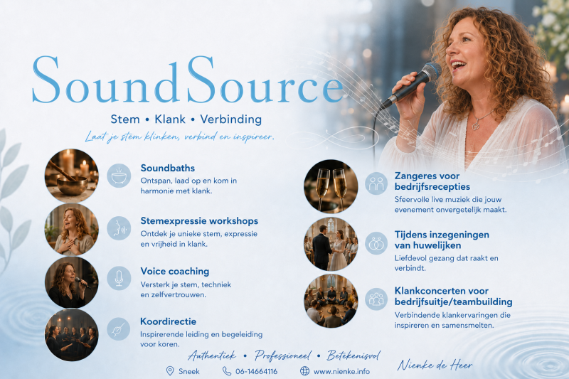 |-- SoundSource --|  Stem en Klank